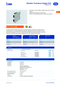 Thumbnail of document Data Sheet - 9147 Vibration Transducer supply unit